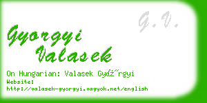 gyorgyi valasek business card